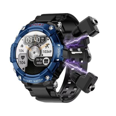 Хорошая цена. Беспроводные наушники и местная музыка Smart Bracelet TWS Smart Watch с встроенным MIC и G-сенсором онлайн