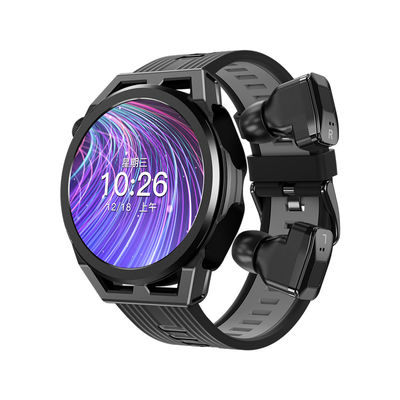 Хорошая цена. Фитнес TWS Smart Watch Bluetooth Dual Headset Call 2 в 1 Наушники и умные часы онлайн
