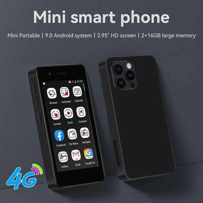 S18 4G Mini Cellphone 2.95'' 2+16GB MT6737 Dual SIM 5MP Задняя камера Android 9.0 Type-C