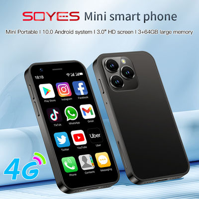 Хорошая цена. XS15 Dual Card Маленькие смартфоны 4G 3+64GB компактные с передней камерой онлайн