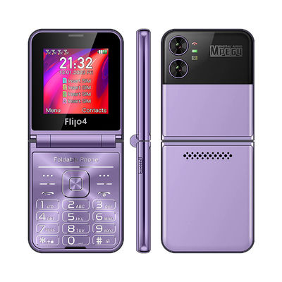 Пожилой человек F265 2.55' 4 SIM-карты Кнопка кнопки Телефон 1400mAh Камера Bluetooth FM Радио 2G