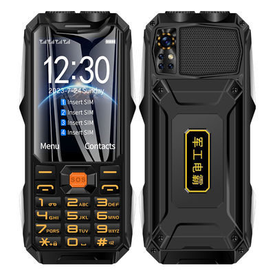 Q9 кнопка мобильный телефон 3,5 дюйма 4 SIM-карта 4500mAh Bluetooth фонарик FM радио 2G