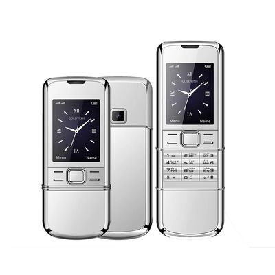 Новый классический 8800 2G GSM Dual SIM Bluetooth Slider Мобильный телефон 2,4 дюймовый экран