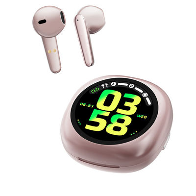 Хорошая цена. T19 Smart Buds Беспроводные Bluetooth наушники с батареей 300 МАХ и ИИ BT 5.4/3.0 Мощность разрешения 240 * 240 онлайн