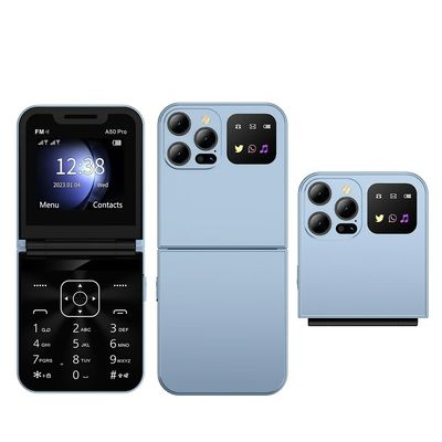 Хорошая цена. A50 PRO 2G Функция Телефон Flip Дизайн Скорость набора Черный список светодиодный фонарик Подключиться онлайн