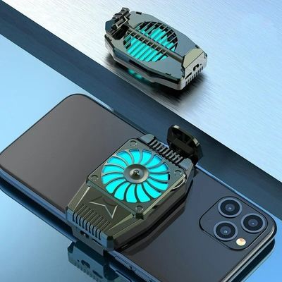 Хорошая цена. H15 Мобильный телефон Задний зажим Воздушное охлаждение Игровой кулер Турбо Ураганный вентилятор Охлаждающий радиатор со встроенной батареей онлайн