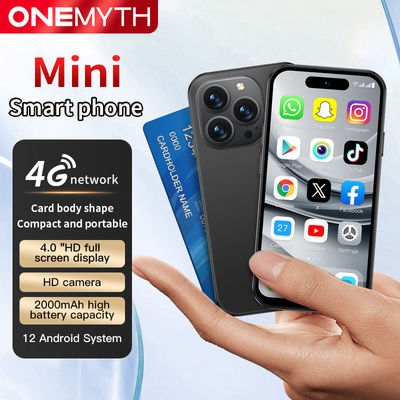 Хорошая цена. 4G Dual SIM 4.0'' HD Full Screen 2000mAh 2GB+16GB Android 12 M17 Pro Mini Смартфон онлайн