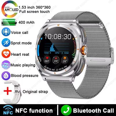 Хорошая цена. TWS Smart Watch Durable Alloy PC Material IP67 Waterproof Full Touch Screen GT98 онлайн