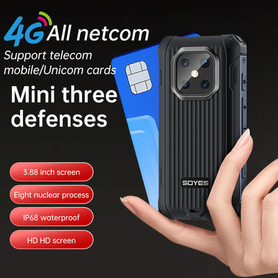Хорошая цена. IP68 Миниатюрный водонепроницаемый 3.88'' IPS Android12 6+128 ГБ 3000 мАч Прочный смартфон MAXO онлайн