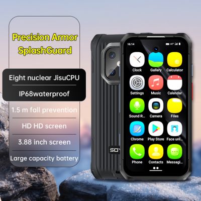 Хорошая цена. IPS Android12 6+128GB 3000mAh MAXO Rugged Smartphone IP68 Mini Waterproof 3.88 '' онлайн