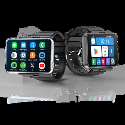 Хорошая цена. Умные часы 4G с Bluetooth 50 GPS Plus Go сенсором сердечного ритма и силиконовым ремнем онлайн