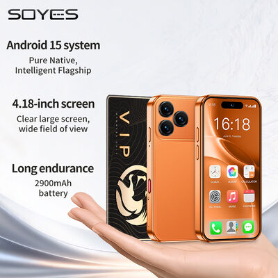 Хорошая цена. XS19 MAX LTE 4G Mini 4.18'' Android 15.0 4+64GB Dual SIM 2900mAh Face Unlock Small Mobile Phone онлайн