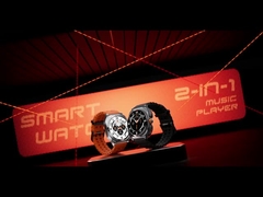 TWS Headset 2 в 1 NFC 1.53inch AMOLED Фитнес-трекер Здоровье Smartwatch GT98 Ultra
