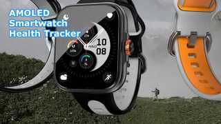 S216 Смарт-часы для мониторинга здоровья, часы с GPS, Bluetooth для вызовов, встроенный 1,78-дюймовый AMOLED-экран Waterpr