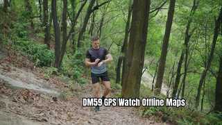 Спортивные часы DM59 с GPS-приемником, офлайн-карты