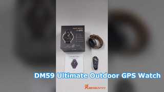 Спортивные умные часы DM59 с GPS, 1,43-дюймовый AMOLED HD-дисплей