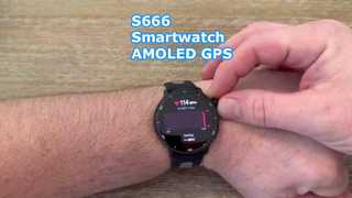 Умные часы S666 AMOLED GPS Bluetooth-вызов