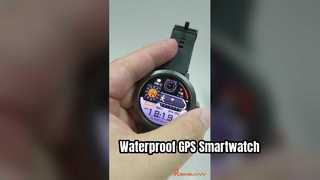 Спортивные умные часы Rainbuvvy DM76 с GPS, 1,32-дюймовый AMOLED-экран, водонепроницаемые наручные часы 5ATM, аккумулятор 360 мАч